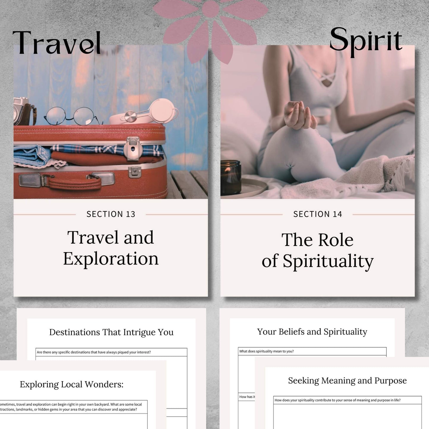 Self-Discovery Workbook - Instant Pdf Download
