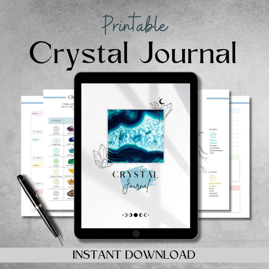 Crystal Journal Workbook - Printable Pdf Download