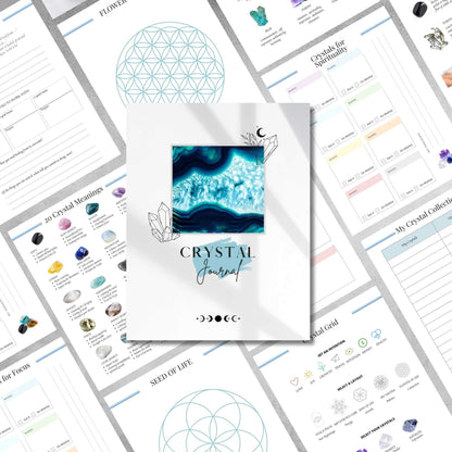 Crystal Journal Workbook - Printable Pdf Download