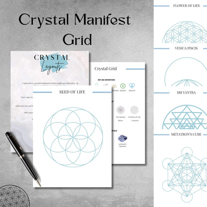Crystal Journal Workbook - Printable Pdf Download