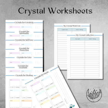 Crystal Journal Workbook - Printable Pdf Download