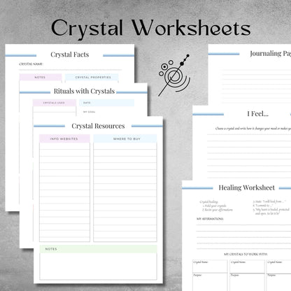 Crystal Journal Workbook - Printable Pdf Download