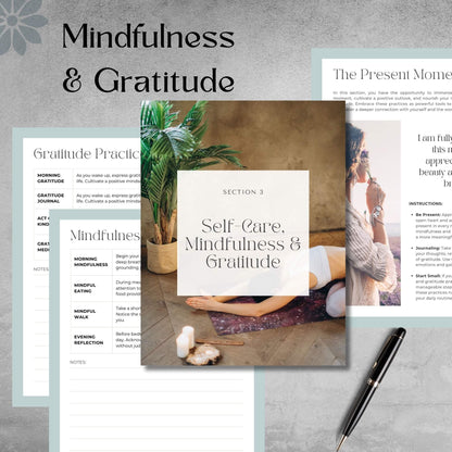 Self-Care Planner - Instant Pdf Download