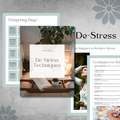 Self-Care Planner - Instant Pdf Download