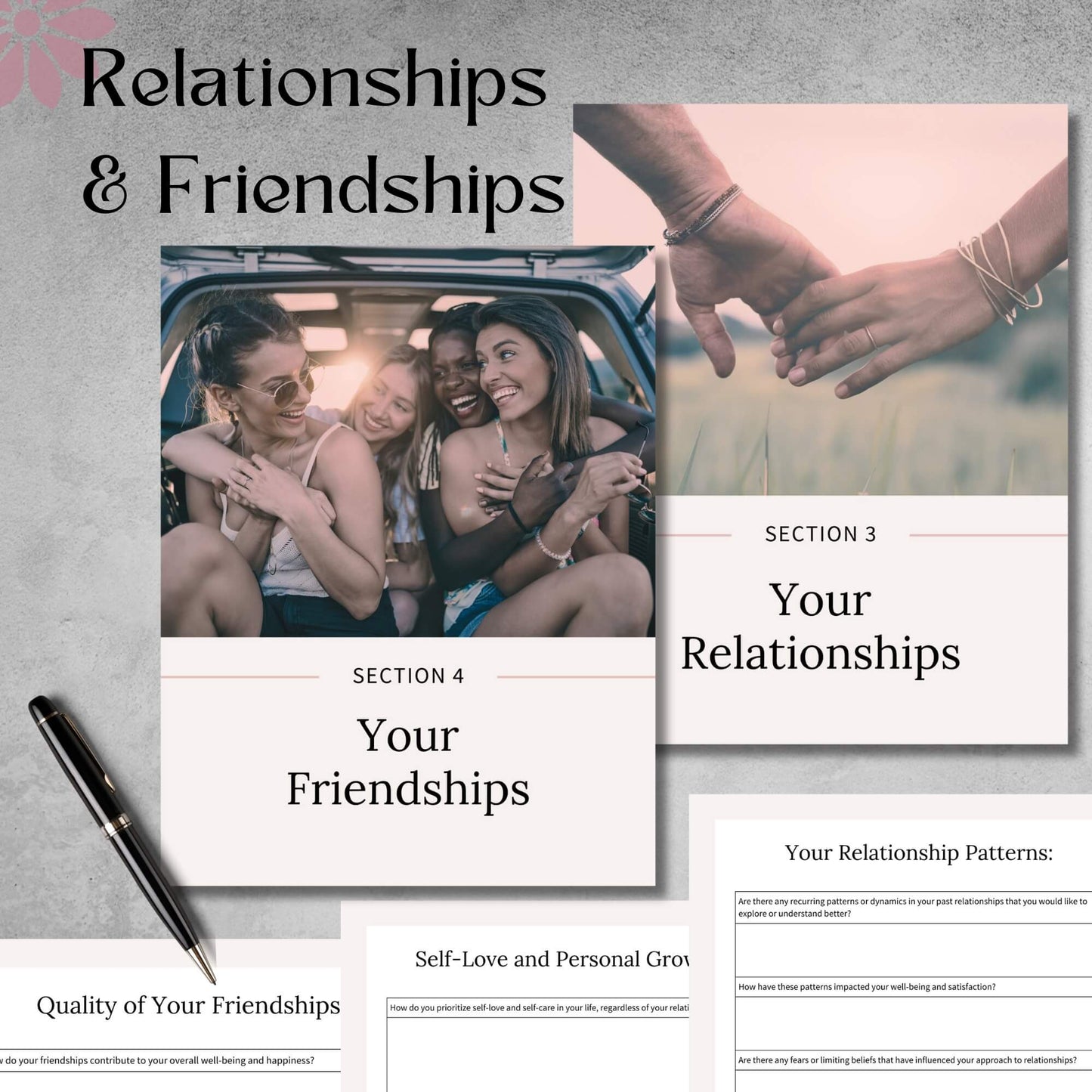 Self-Discovery Workbook - Instant Pdf Download