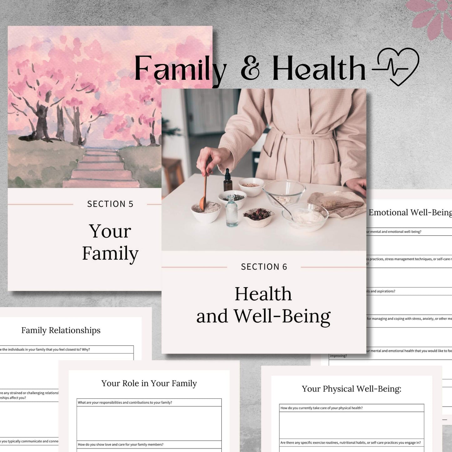 Self-Discovery Workbook - Instant Pdf Download