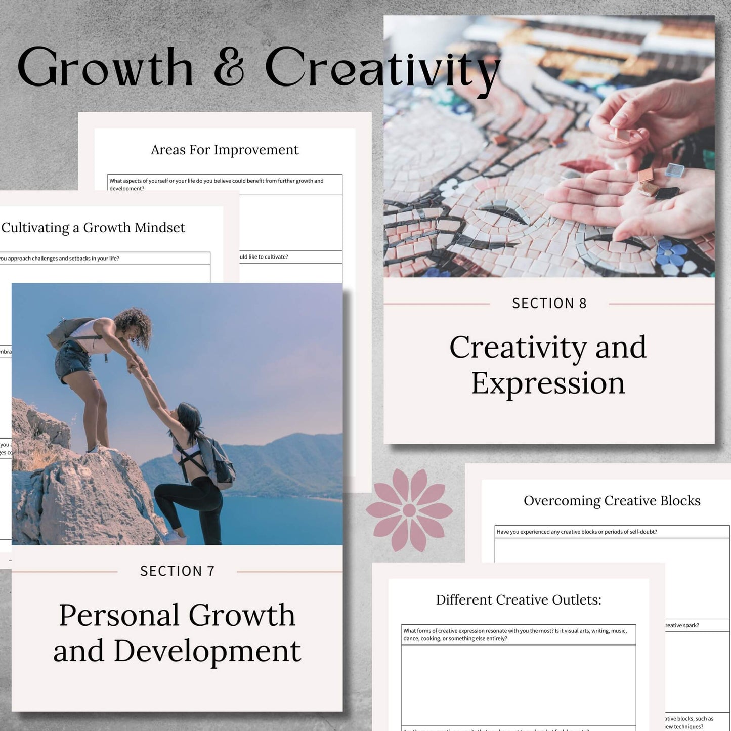 Self-Discovery Workbook - Instant Pdf Download