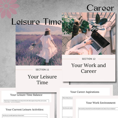 Self-Discovery Workbook - Instant Pdf Download