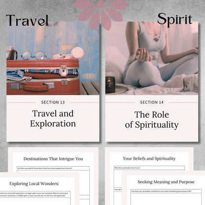 Self-Discovery Workbook - Instant Pdf Download